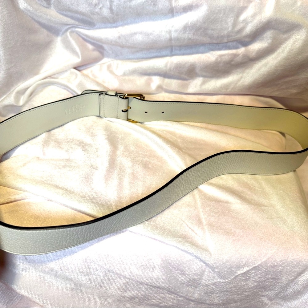 Gucci Crossbody Belt Bag Ophidia Calfskin Mystic White Pristine Luxury Rare COA - Picture 13 of 14